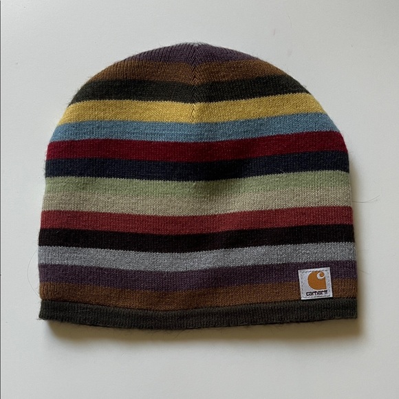 Carhartt Multicolor Striped Knit Beanie - Picture 1 of 4